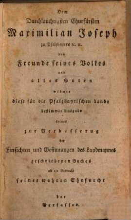 Noth- und Hülfsbüchlein oder lehrreiche Freuden- und Trauergeschichte der Einwohner zu Mildheim, 1