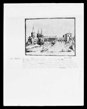 Album de Martellange: Cluny, Abteikirche Bau III am 22.09.1617