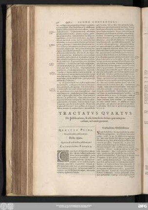 Quaestio Prima. De causis nostrae iustificationis.
