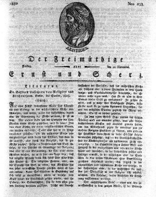Nro. 233, Freitag den 22. November