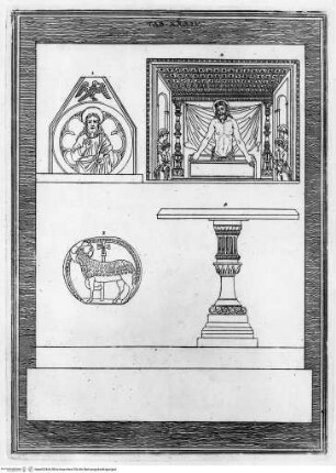 Sacrarum Vaticanae Basilicae cryptarum monumenta aereis tabulis incisa et ejusdem basilicae beneficiario commentariis illustrata. 1828 - 1840 (Band 1) - editio alteraTav. 34