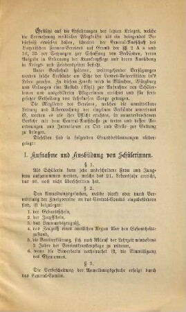 Revidirte Pflegerinnen-Ordnung
