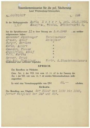 Eckert, Maria