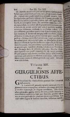 Titulus XIV. De Gurgulionis Affectibus