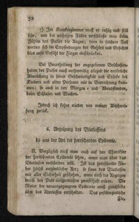 b) aus der Art der herrschenden Epidemie.