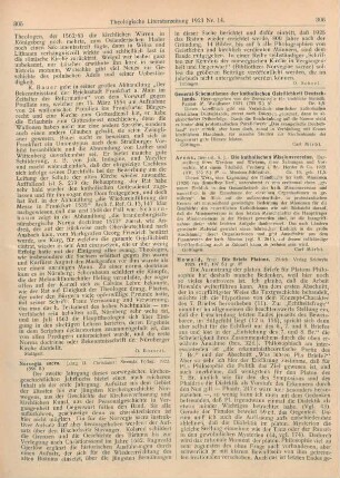 306 [Rezension] General-Schematismus der katholischen Geistlichkeit Deutschlands
