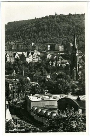 Aue. Blick auf Aue