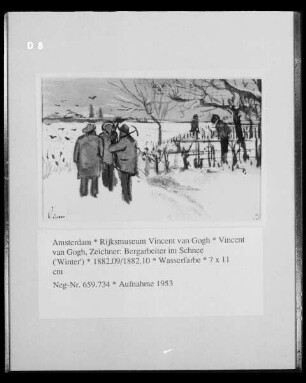 Bergarbeiter im Schnee ('Winter')