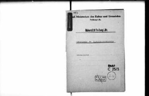 Organisation des Instituts für Forstgeschichte