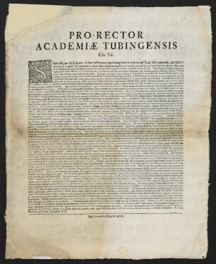Pro-Rector Academiae Tubingensis Civ. Sal.