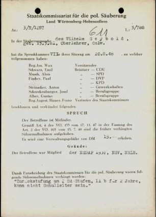 Seybold, Wilhelm