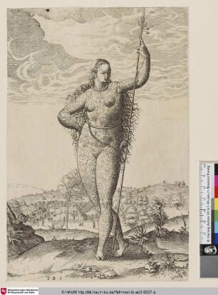 [A young daughter of the Picts / Das III. Contrafeyt einer Jungfrawen auß den Picten]