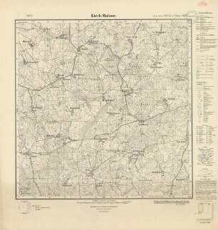 2036 Kirch-Mulsow, Meßtischblatt (4cm - Karte)