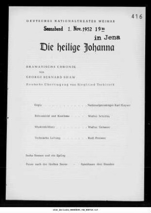Die heilige Johanna