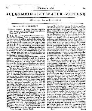 Dreves, G.: Resultate der philosophirenden Vernunft über die Natur der Sittlichkeit. Leipzig: Crusius 1797