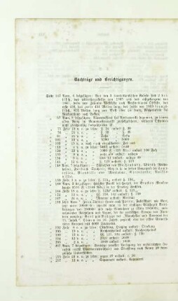 Nachträge und Berichtigungen