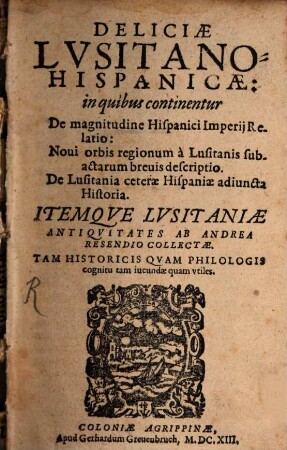 Deliciae Lusitano-Hispanicae