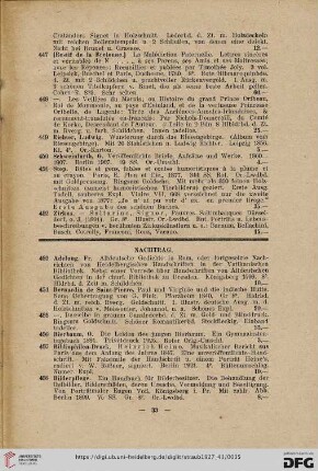Nachtrag (Nr. 453-522)