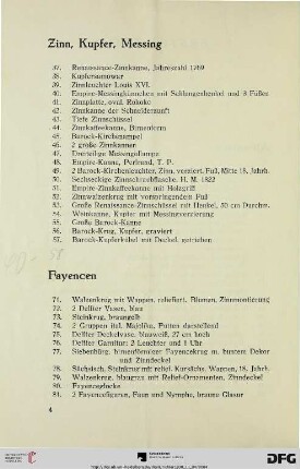 Zinn, Kupfer, Messing (Nr. 37-57)