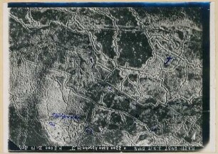 Foto des Geländes in Abschnitt "J" nordwestlich von Massiges (Luftbild)