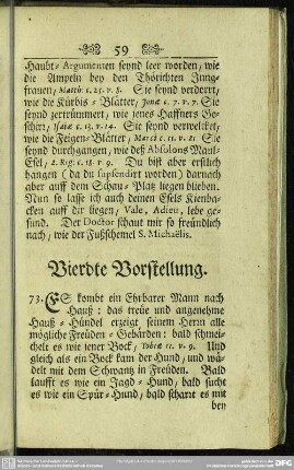 Vierdte Vorstellung