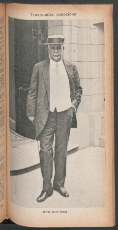 Señor Julio Costa - [Retrato] : Transeúntes conocidos