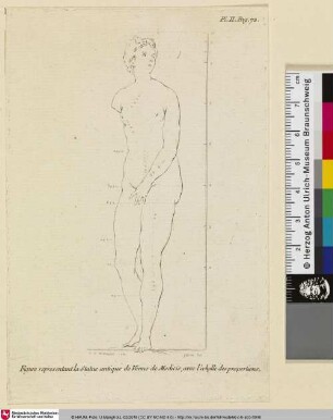 [Proportionsstudie, Venus de Medici]