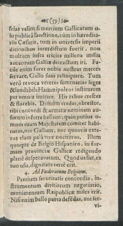 4. Ad Foederatum Belgium.