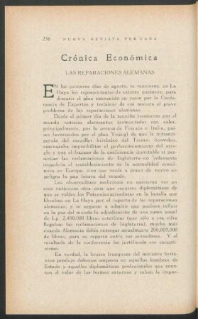 Crónica Económica