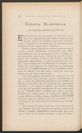 Crónica Económica