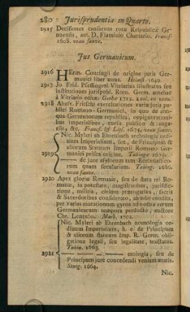 280-303, Jus Germanicum - Jus Hipanicum & Belgicum