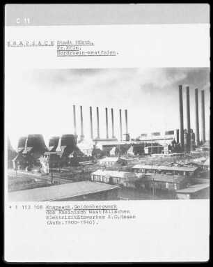 Goldenbergwerk des Rheinisch-Westfälischen Elektrizitätswerkes
