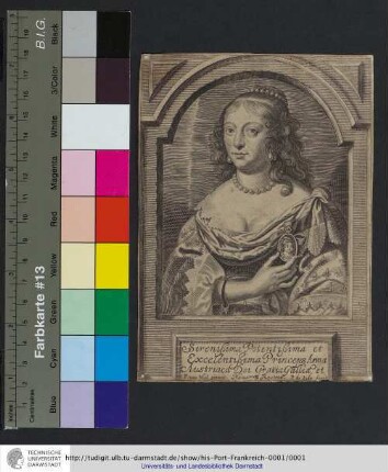 Serenißima Potentißima et Excelentißima Princeps Anna Austriaca Dei Gratia Gallia, et Nauarra Regina / P. van Mol pinxcit ; P. de Iode fecit