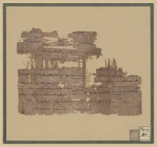 Griechisch-arabischer Papyrus - BSB Pap.graec.mon. 294