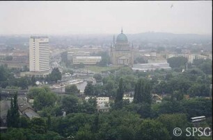 Potsdam, Blick vom Brauhausberg auf die Stadt.