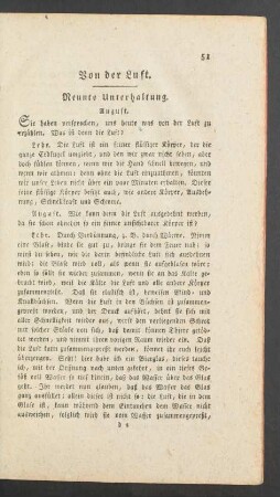 Von der Luft. Neunte Unterhaltung.