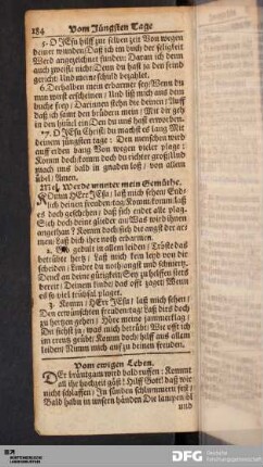 Vom ewigen Leben.