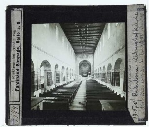 Paderborn, Abdinghofkirche, Benediktinerkloster : Innenansicht, Blick nach O