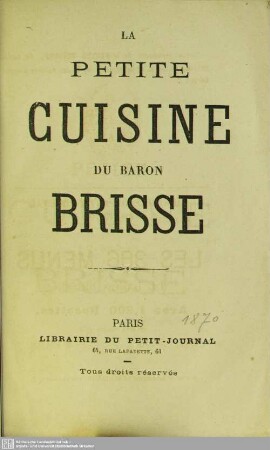 La petite cuisine