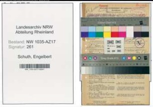 Entnazifizierung Engelbert Schuth , geb. 01.06.1910 (Arzt)
