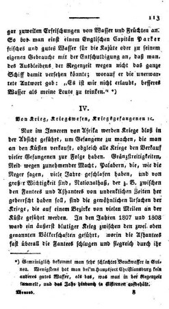 IV. Von Krieg, Kriegswesen, Kriegsgefangenen.