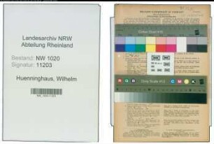Entnazifizierung Wilhelm Huenninghaus , geb. 31.03.1899 (Kaufmaennischer Angestellter)