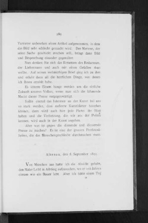 Altenau, den 8. September 1893