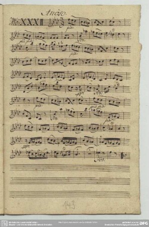 32. Anonymus, Arioso, f-Moll