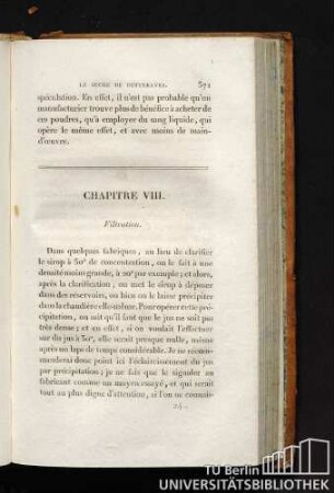 CHAPITRE VIII. Filtration.