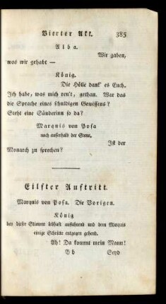 Eilfter Auftritt. Marquis von Posa. Die Vorigen