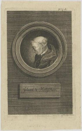 Bildnis des Johann de Holleschow
