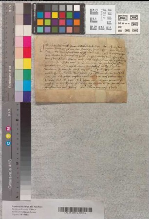 Lehnrevers des Johann Grewick für den Abt Kaspar von Corvey.