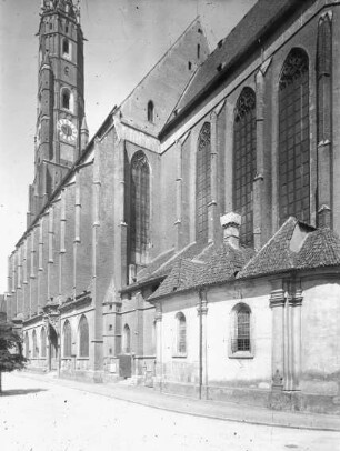 Landshut, St. Martin, von SO, Stethaimer, Hans (Hans von Burghausen)