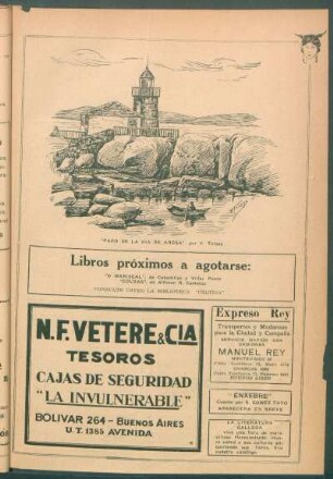 [Vista del] "Faro de la ría de Arosa"